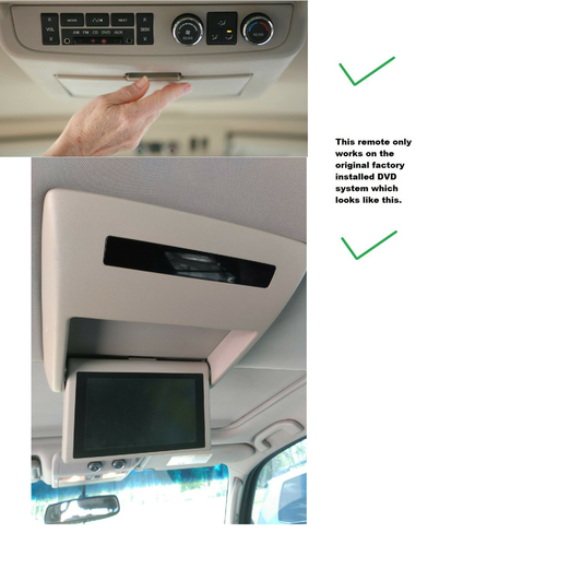 Wireless Headphones and DVD Remote for Nissan Titan (2004-2012)