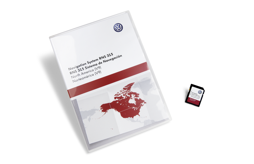 2011 Volkswagen Jetta SportWagen 2.5L SE & TDI Navigation SD Card Map Update