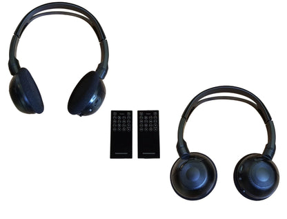 Jeep Cherokee DVD Headphones & Remote 2008 09 10 11 12 13 14 2015 2016 2017 2018