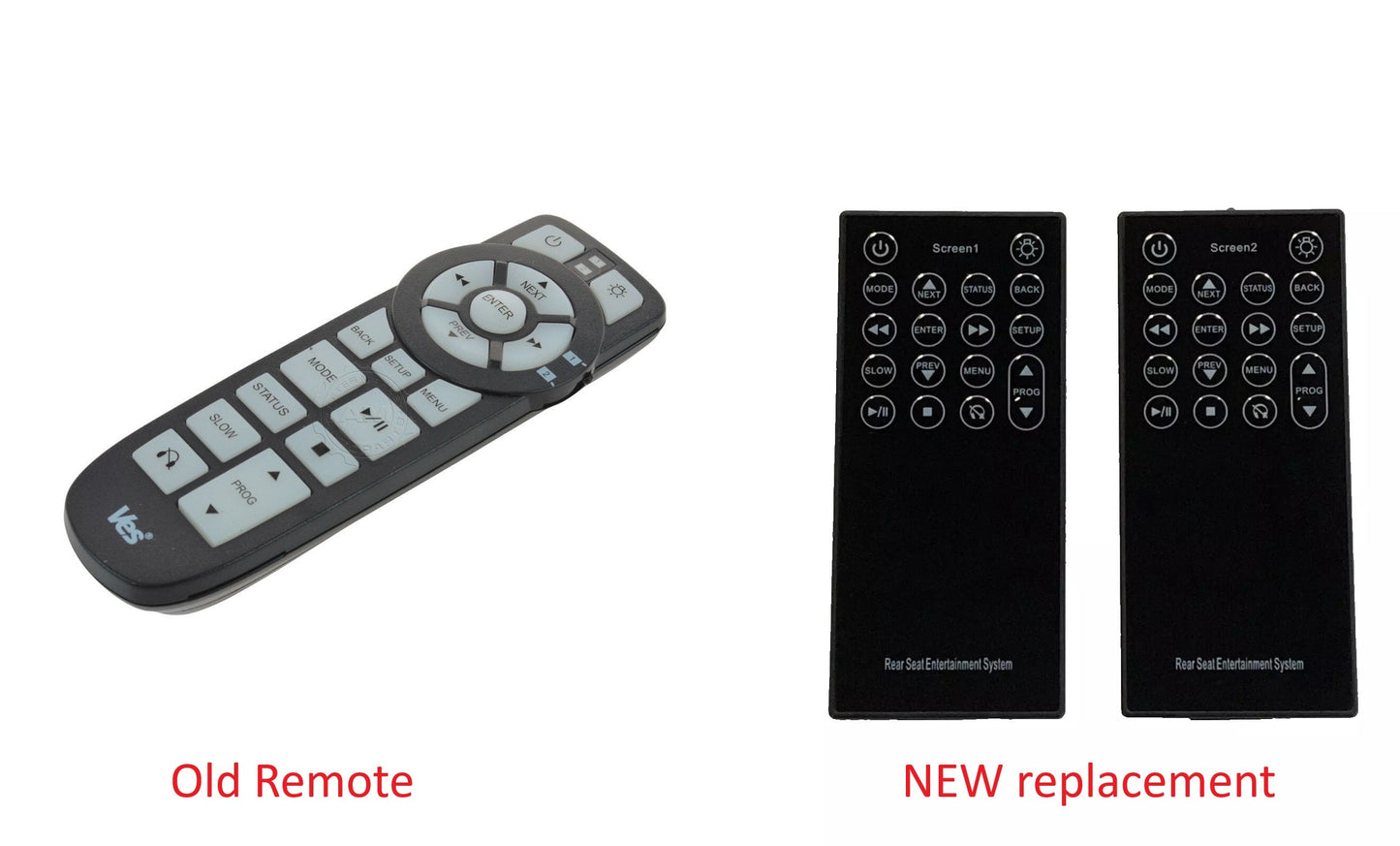 Chrysler Town and Country  DVD Headphones & Remote; 08 09 10 11 12 13 14 15 2016
