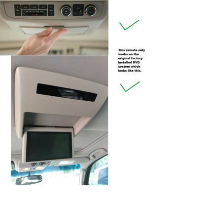 2006 Infiniti QX56 Compatible Wireless DVD Headphones and DVD Remote