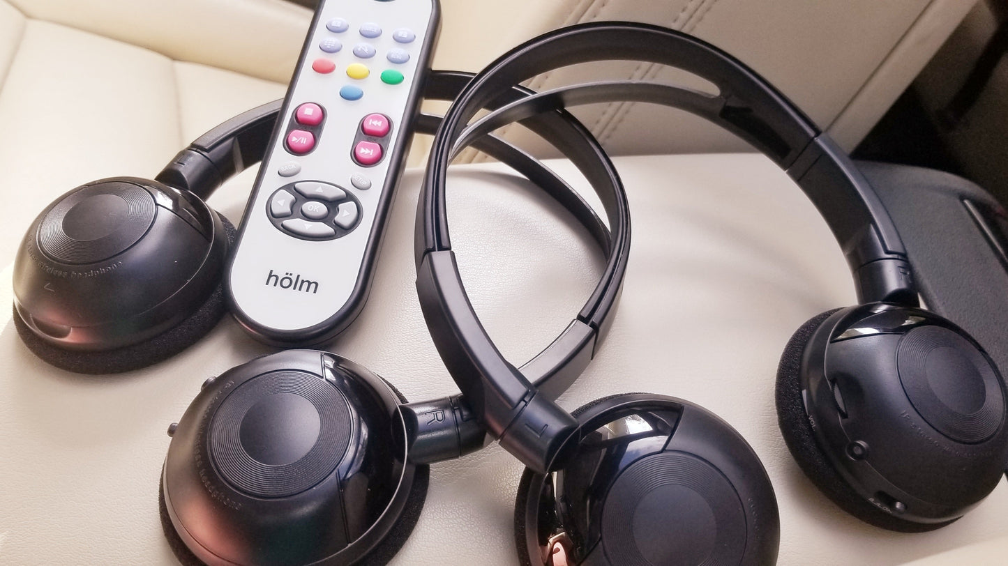 2017 Jeep Cherokee Compatible Wireless DVD Headphones and Uconnect Remote