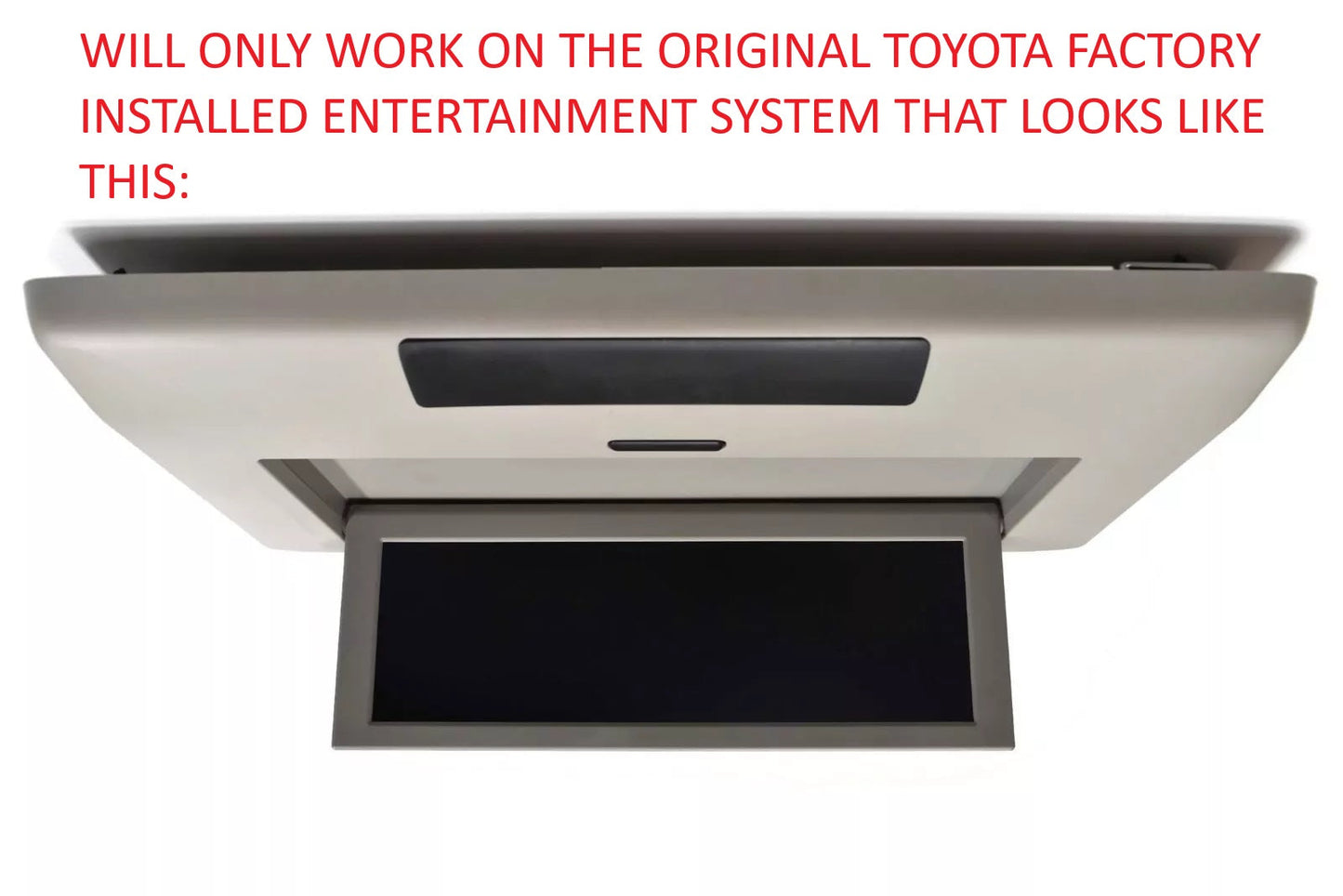 Toyota Highlander Wireless Headphones and Remote 2011 2012 2013; Pre-Programmed