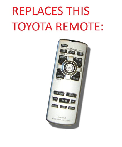 Toyota Sienna Wireless Headphones and Remote 2011 2012 2013 2014; Pre-Programmed