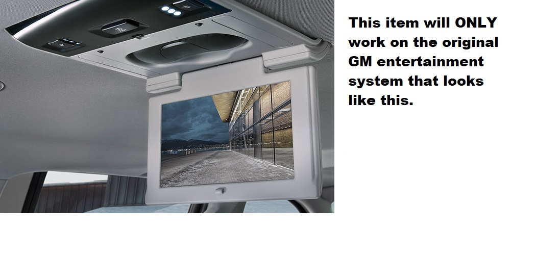 2015 Chevy Silverado BluRay DVD Remote And Wireless Headphones