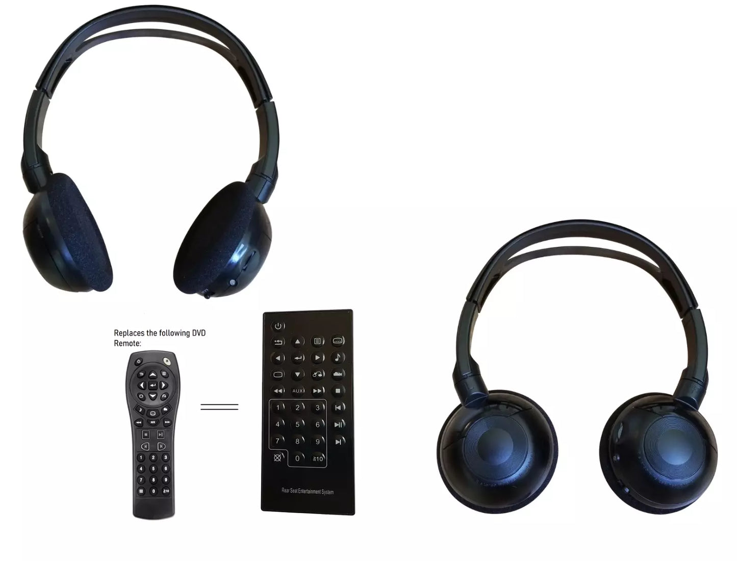GMC Acadia DVD Remote & Headphones 07 08 2009 2010 2011 2012 2013 2014 2015