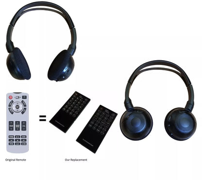 Toyota Seqouia fit Wireless Headphones and Remotes for 2013 2014 2015 2016 2017