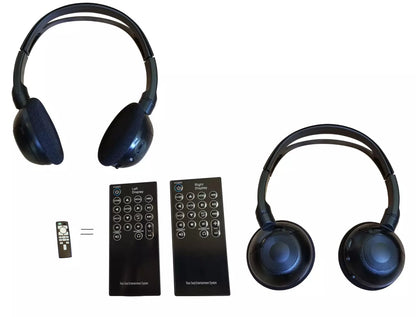 Infiniti QX60 fit TWO DVD Remote Control and headphones 2017 2018 2019 2020 2021