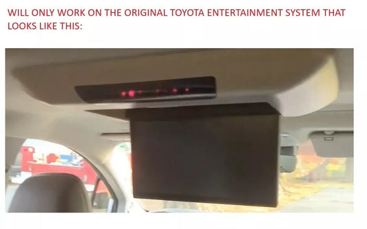 Toyota Sienna fit Wireless Headphones and Remote for 2021 2022 2023 models