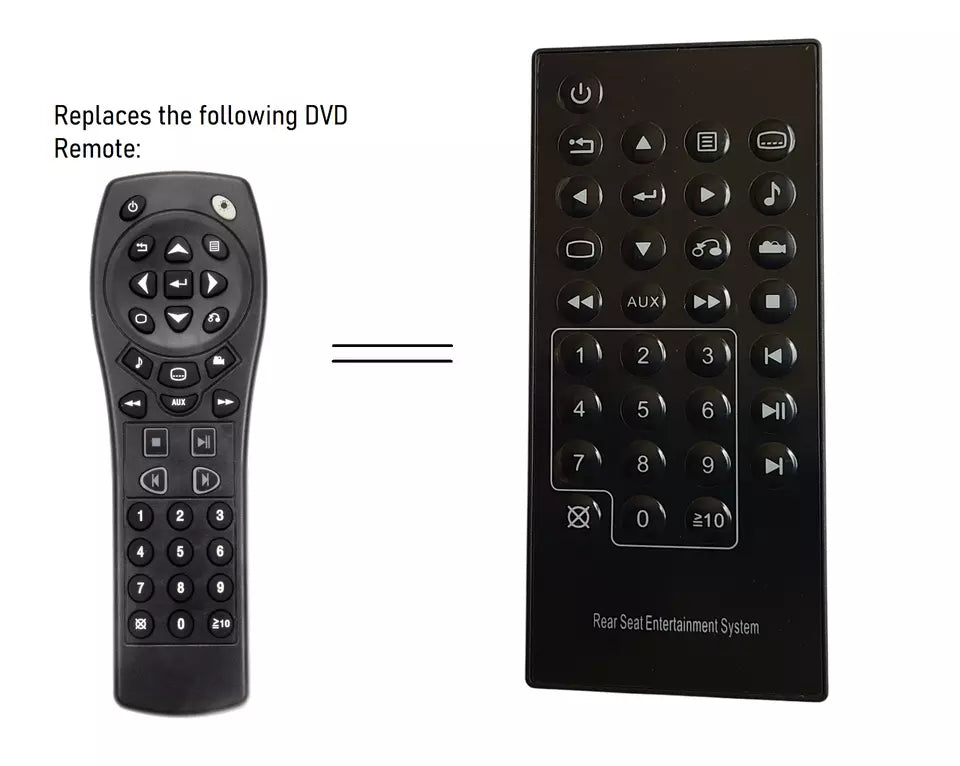 GMC Yukon fit DVD Remote & Headphones 07 2008 2009 2010 2011 2012 2013 2014 2015