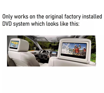 Infiniti QX60 fit TWO DVD Remote Control and headphones 2017 2018 2019 2020 2021