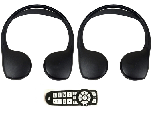 Jeep Cherokee  (2006-2013) Fold-Flat Headphones and Remote Combo