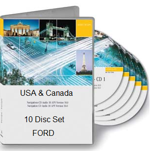 2006 Release Ford GPS Navigation CD Bundle